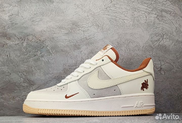 Кеды Nike Air force 1 натуральная замша