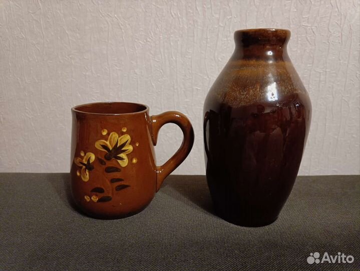 Ваза и кружка,цена за все