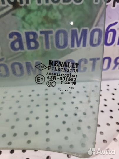 Стекло двери заднее правое Renault Grand Scenic 2