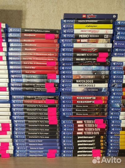 Игры на ps4 бу разные