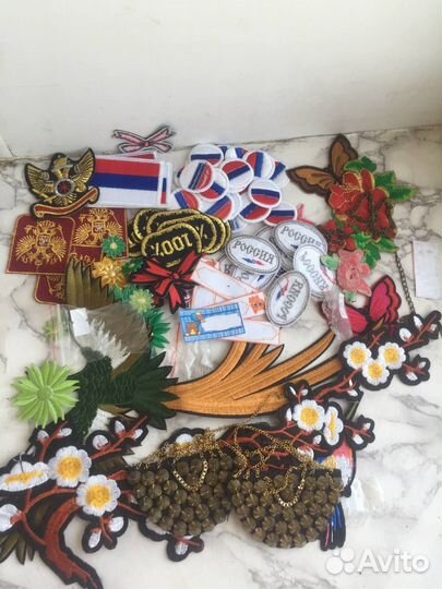 Аппликации и нашивки для одежды 85шт\торг\ за все