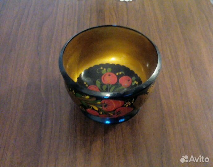 Деревяные чаши с росписью- хохлома/ссср