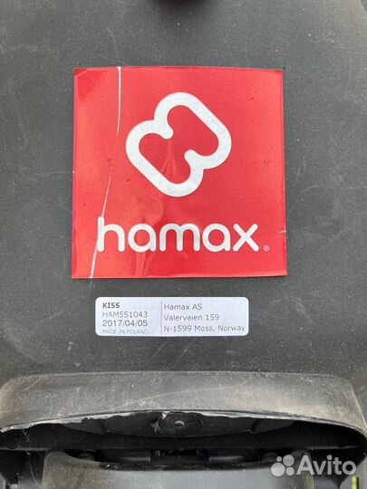 Велокресло hamax kiss