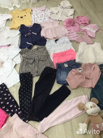 Вещи пакетом на девочку от 0 до 1