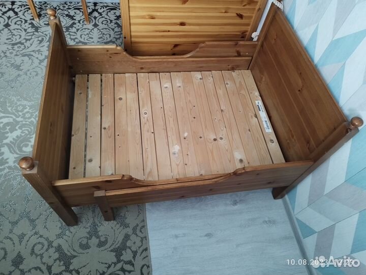Детская кровать IKEA раздвижная сундвик