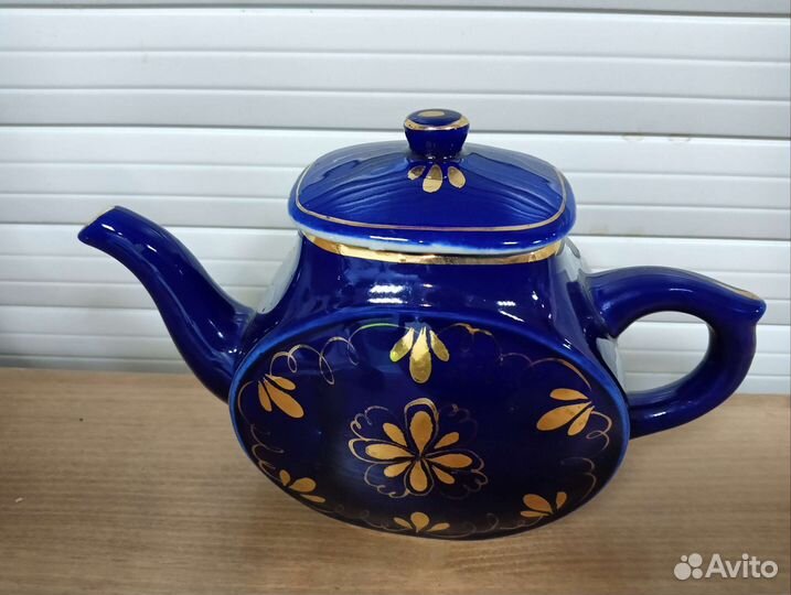 Чайник заварочный СССР гжель