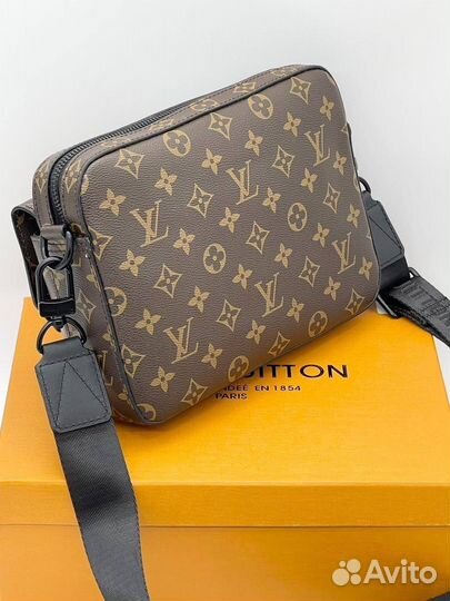 Сумка Louis Vuitton LV fastline коричневая