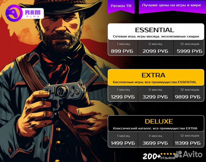 Подписка PS Plus Essential 1 месяц + Demon’s Souls