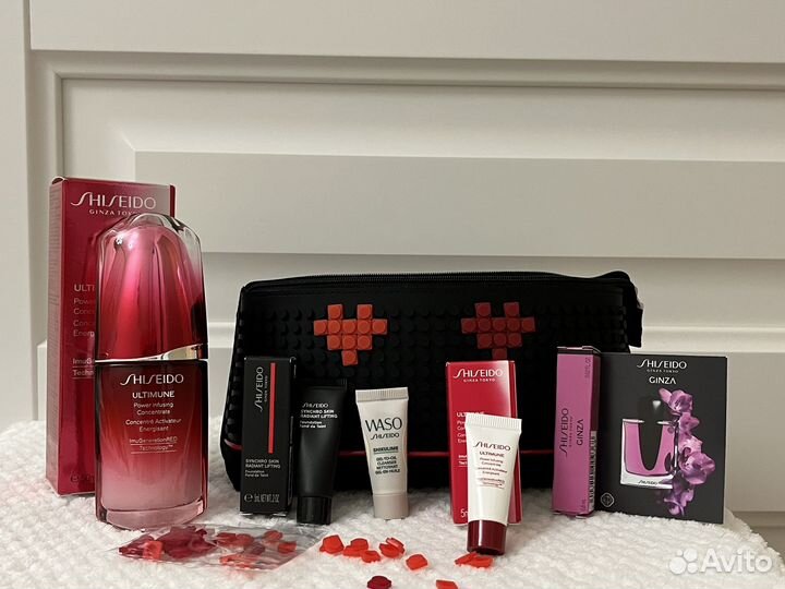 Наборы косметики Estee Lauder, Shiseido, Erborian
