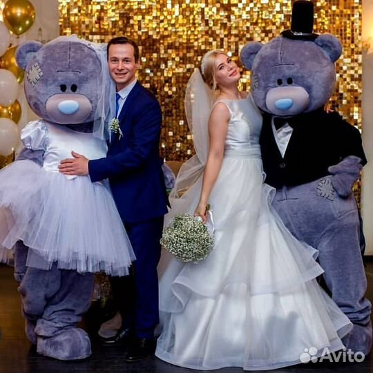 Мишки Тедди и Зайка. Ростовые куклы