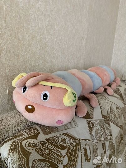 Мягкая игрушка гусеница