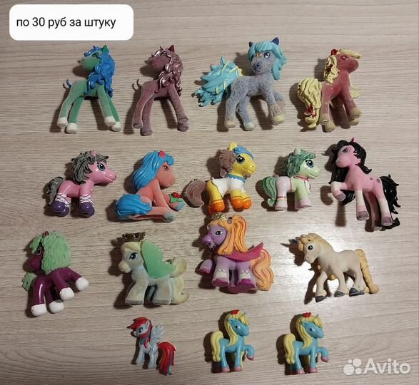 Игрушки пони (маленькие по 10)