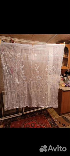 Тюль кухонная