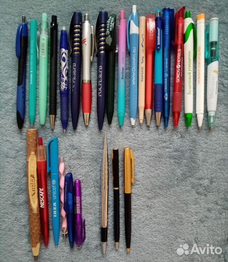 Ручки шариковые с логотипами,цена за все