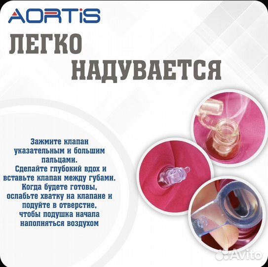 Подушка противопролежневая для сидения aortis