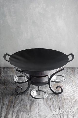 Садж сковорода стальной