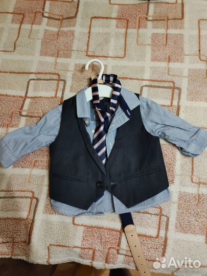 Рубашка с жилеткой