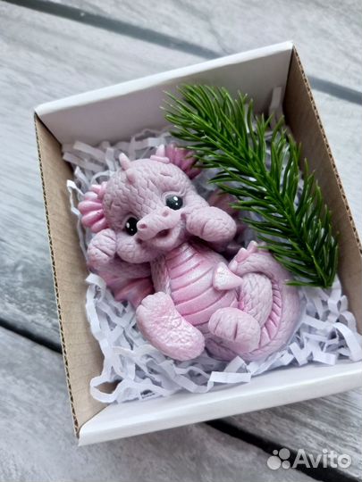 Мыло ручной работы на новый год Дракон