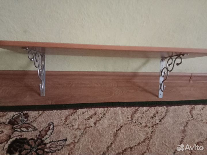 Полка настенная навесная бу