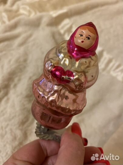 Елочная игрушка СССР Мачеха из сказки Морозко