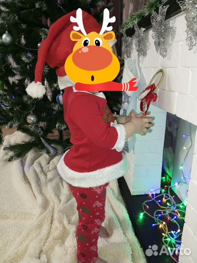 Новогодний костюм для девочки 80