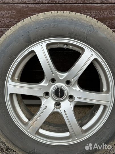 Литые диски r17 5x100 с летней резиной 225/60/r17