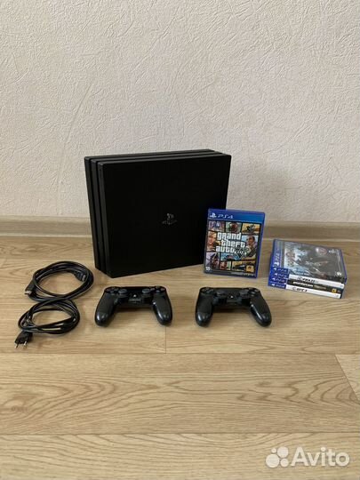 Sony playstation 4 PRO+2 геймпада+игры