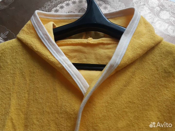 Халат детский новый махровый 100 хлопок, р.128