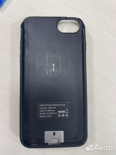 Чехол аккумулятор для iPhone 7 / 8, емкость 3800 m