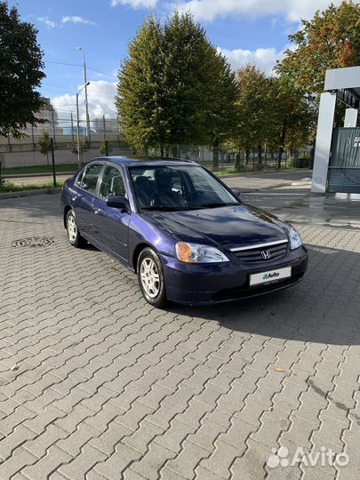 Honda Civic 1.7 МТ, 2001, 300 000 км