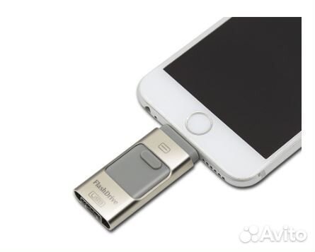 USB i-Flash Drive HD для iPhone и iPad 32GB серебр