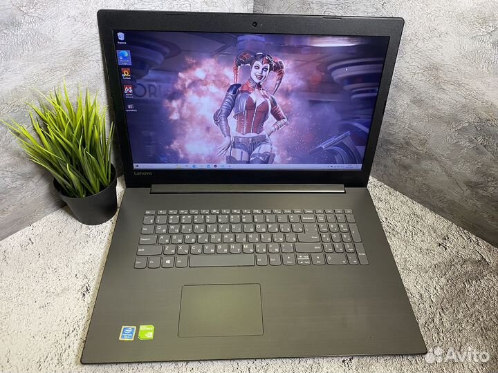 Большой игровой ноутбук Lenovo 17,3/MX110/SSD