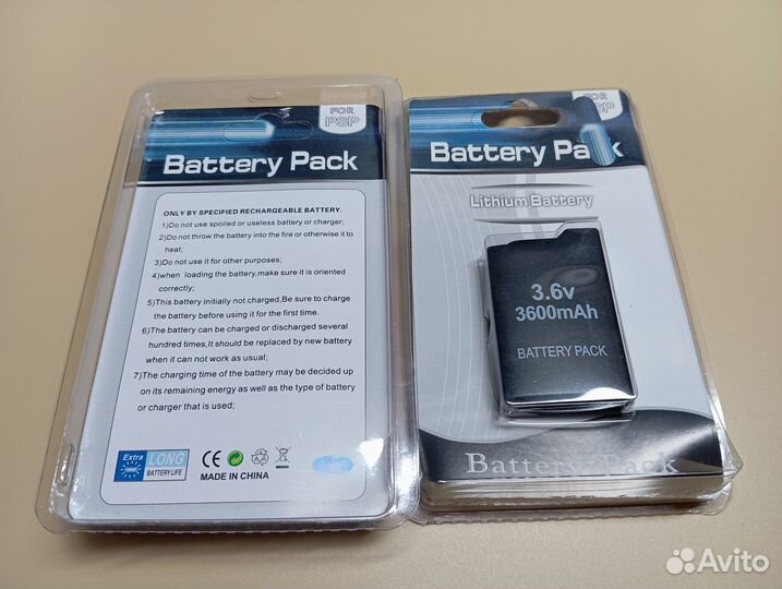 Аккумулятор PSP 2000/3000 моделей (новые)