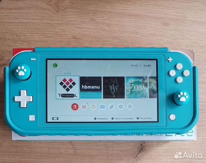 Nintendo switch lite прошитая 256