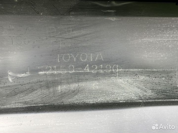 Задний бампер на toyota rav 4