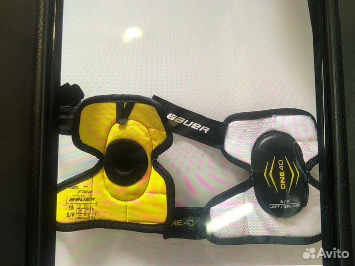 Налокотники хоккейные bauer sr