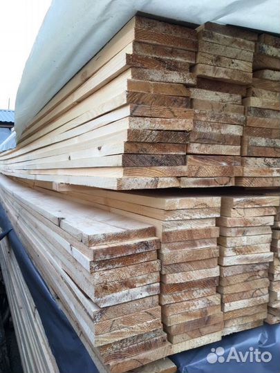 Доска хвоя сухая строганная категории ав