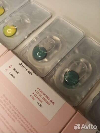 Цветные линзы-сетки (нулевки)