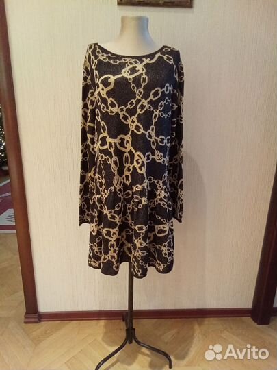 Платье с люрексом