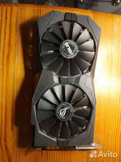 Видеокарта ROG rx570 8gb asus