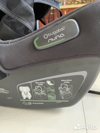 Детское автокресло от 0 bugaboo nuna + адаптеры