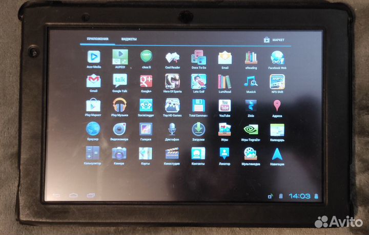 Планшет acer iconia tab a500