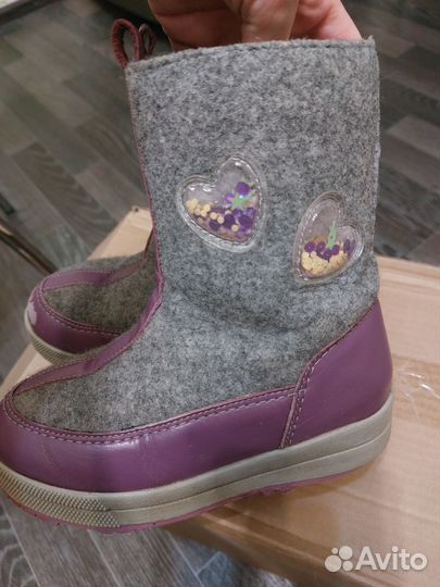 Сапоги-валенки Юничел из овчины размер 27