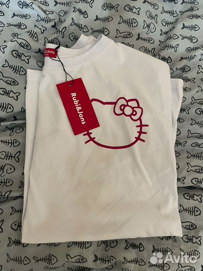 Футболка hello kitty