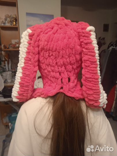 Шапка шлем для девочки