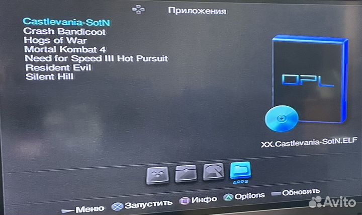 PS2 Slim запуск игр с USB + 15 игр + 2 ориг джоя