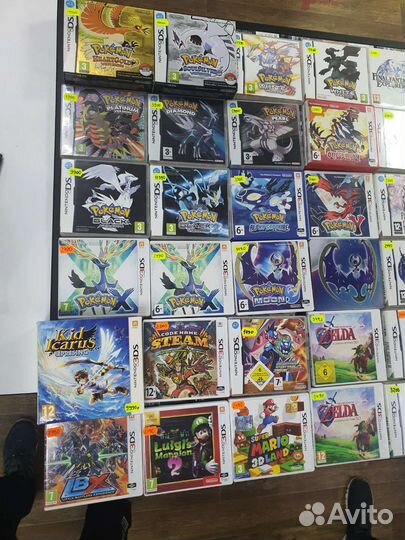 Nintendo DS 3DS Pokemon, Final Fantasy коллекция