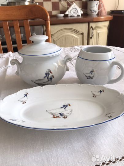 Набор столовой посуды Гуси