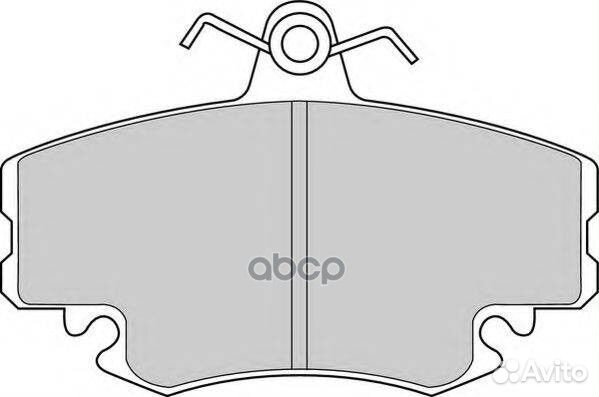 Колодки торм. диск. Logan Thalia fdb1781w Ferodo