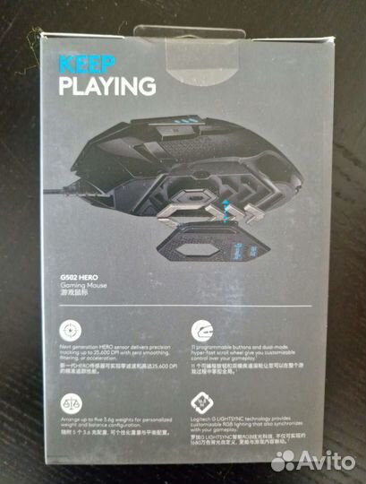 Игровая мышь Logitech G502 Hero Black